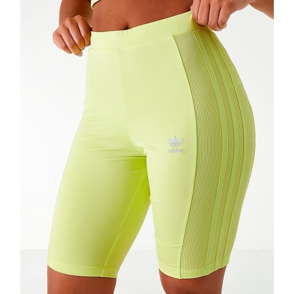 Adidas Lime Green Bike Shorts